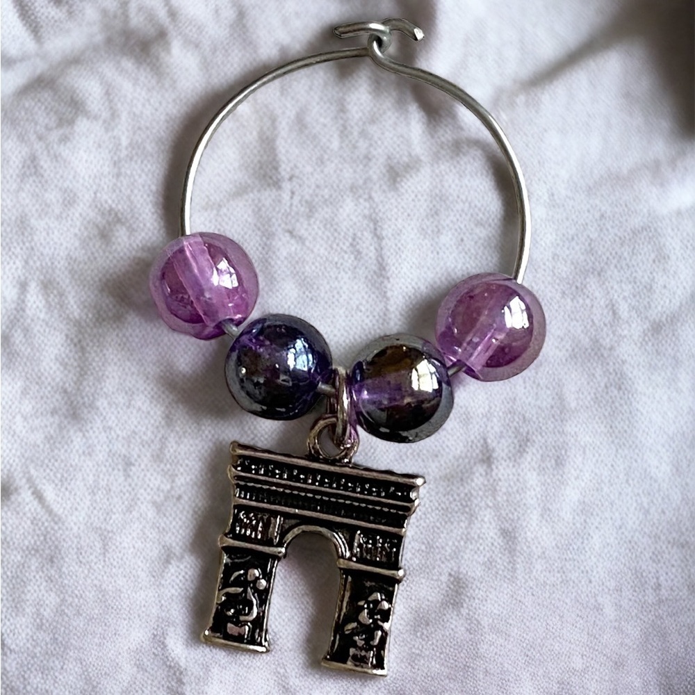 šTravelers Wine Glass Charms - Picture 5 of 6